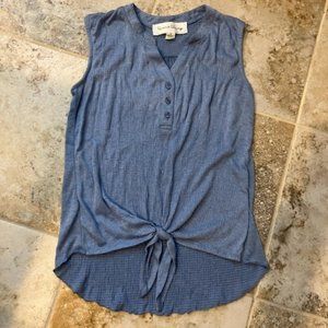 French Laundry blue sleeveless top